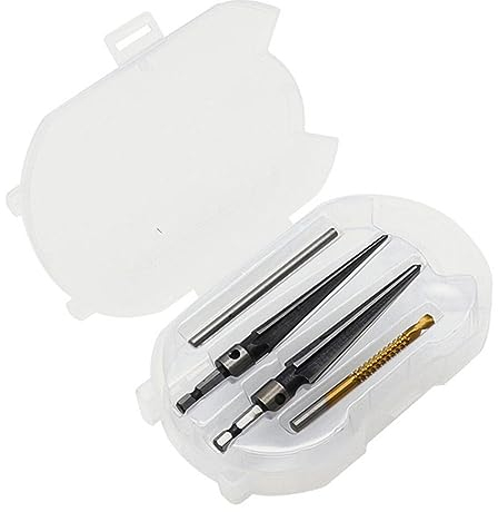 yomoe 1 Set Handreibahle, konisch, 5–16 mm, 3–13 mm, Stegstiftloch, konische Reibahlen, Maschinisten-Geigenbauer-Werkzeuge