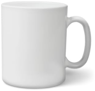 PrintedGift Tazza Bianca per Sublimazione, 300 ml, in Ceramica, Lavabile in Lavastoviglie e Microonde, Confezione Resistente agli Urti