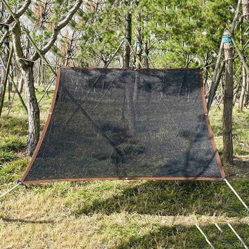 Filet d'ombrage Extérieur Beige Voile d' ombrage Tissu d'ombrage Toile pour Pergola bache Soleil pergola, terrasse, Plantes, Serre, poulailler, Cour,black-2x4m