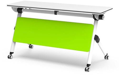 Mobiler Konferenztisch mit Rollen für Bürobesprechungen Weißbuche 47x24x30 Tragbarer Klapptisch für Konferenzen und Veranstaltungen