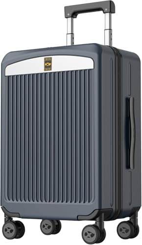 MGOB Koffer Handgepäck Trolleys Hartschalen Polycarbonat Reisekoffer Leicht mit TSA-Schloss 8 Spinner Rollen