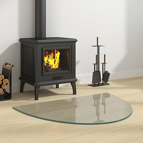 Furniture Select Feuerstelle Glasplatte halbrund 800x600mm