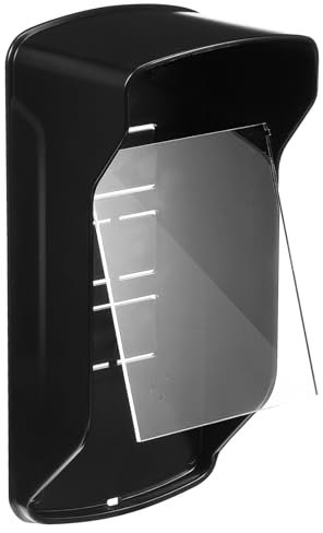 OSALADI Face Recognition Attendance Machine for Outdoor Doorbell Protector Weatherproof Access Control Keypad Cover Doorbell Rain Guard for Ring Faceplate Cover
