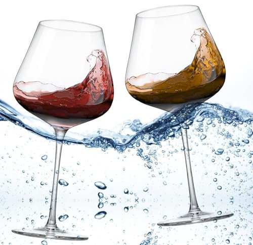 JUVEL 2 Stück Schwimmende Weingläser für Pool Tritan Weingläser Plastik Bruchsicher Sektgläser, ideal für Camping, Catering, Poolpartys, Gartenpartys, Festivals und (2)