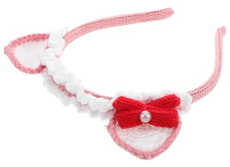 RORPOIR Tocado De Gato Orejas Diadema De Hilo Suave Ajustable Para Diferentes Tamaños