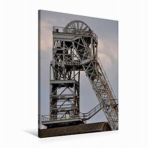 Premium Textil-Leinwand 60 x 90 cm Hoch-Format Zeche Sterkrade Oberhausen | Wandbild, HD-Bild auf Keilrahmen, Fertigbild auf hochwertigem Vlies, Leinwanddruck von Hermann Koch
