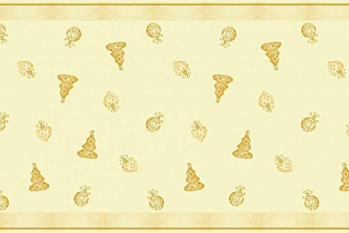 Sovie Home Tischdecke Tiffany in Creme aus Linclass® Airlaid, Einweg Weihnachtstischdecke stoffähnlich, ideal für Advents- & Weihnachtsfeiern, 120x180 cm