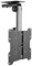 ZeboZap Outdoor Flip Down Ceiling TV Mount | Gazebo TV Mount | Patio TV Mount | Pergola TV Mount | Pitched Roof | Height Adjustable | Under Cabinet| Holds 44lbs | Fits 17-in. to 37-in