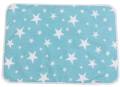 SOULONG Wickelunterlage, wiederverwendbar, weiche Urinunterlage, Baby-Baumwolle, waschbare Matratze, Windel, Bettwäsche, Wickelauflage für Säuglinge und Erwachsene, 50 x 70 cm