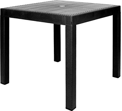 CREVICOSTA QUALITY MARK MARCAS DE CALIDAD - Mesa Caribe Cuadrada 80 x 80 cm (Antracita)