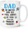 Dad Gifts Birthday Gifts for Dad from Daughter - I'll Always be Your Financial Burden - Funny 330ml Coffee Mug Tea Cup Gifts for Men