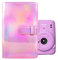 MUZIRI KINOKOO 96 Tasche Mini Photo Album per Fuji Instax Mini EVO/Mini 12/11/40/9/8/7+/25/90 Fotocamera - per 3 Pollici Foto o Scheda - rosa colorato