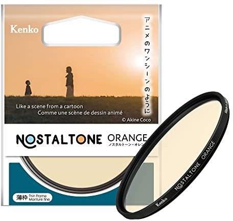Kenko Soft Effekt Filter NOSTALTONE ORANGE φ58mm, mit Farbeffekt, zur Kontrasteinstellung, hergestellt in Japan