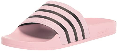 adidas Adilette, Sandali a Ciabatta Uomo, Rosa Chiaro Nero Rosa Chiaro, 42 EU