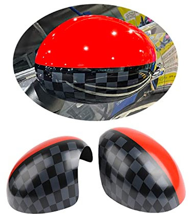 MINI R50 R52 R53 Union Jack Spiegelkappen, Autotür Seitenspiegelabdeckungen Für Mini Cooper One/S/JCW Serie R R50 R52 R53 2002–2006(JCW)