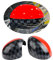 MINI R50 R52 R53 Union Jack Spiegelkappen, Autotür Seitenspiegelabdeckungen Für Mini Cooper One/S/JCW Serie R R50 R52 R53 2002–2006(JCW)
