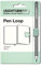 Leuchtturm1917 367290 Stiftschlaufe, naturfarben, mintgrün