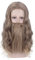 Thor 4 EndgaLoki CostuFat Thor Cosplay Wig With Beard Heat Resistant Synthetic Hair Halloween Cosplay Wig + Pl-880