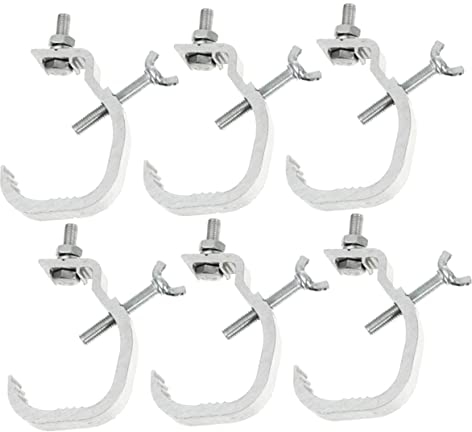 MILISTEN Bühnenlicht-Klemmhaken 6 Stücke Bühnenlicht Dj Licht Ständer Metall S Klemmen Strapazierfähige Klemme Metall Licht Klemmen Lampe Traversen Klemmen Licht Metall Licht Camp Bühnenlichtklemme