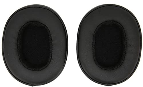 Replacement Ear Pads for Skullcandy Crusher Hesh3, Soft Protein Leather Earphone Cushions, Noise Isolation, Easy to Install (Black)