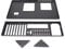 VBESTLIFE Mining-Maschinengestell mit Offenem Chassis für Motherboards, Weitreichendes Wärmeableitungsdesign, Robust und Langlebig mit Guter Wärmeableitungswirkung
