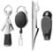Yauhar 4Pcs Fishing Knot Tying Tool Set, Fishing Line Cutter Clipper, Hook Sharpener, Hook Eye Needle, Tackle Accessorizes for Fly Fishing