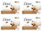 Dove Seife Shea Butter (4 x 90 g)