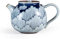 ZzzaNa Teapot Blue-and- White Teapot Japanese Stoneware Cup Kung Fu Tea Household Ceramics Queen Sancai Cup Ceramic Tea Pot Tea Set Teapot Kettle Teapots