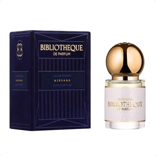 Bibliotheque de Parfum Nirvana Eau de Parfum für Frauen & Männer, 16 mL | atypischer Duft, langanhaltendes Damenparfüm mit Noten von Jasmin, Iris, Ambroxan und Molekül Iso E Super