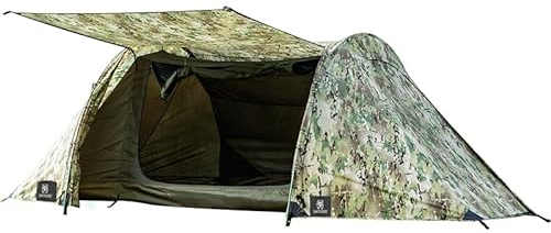 OneTigris COMETA 2 Personen Campingzelt wasserdicht Tunnelzelt Winddicht mit Mesh Innenzelt und tragbarer Tragetasche für Outdoor-Camping, Strand, Reisen, Picknick