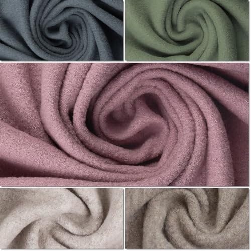 Weicher Walkloden | Walkstoff | MERINO | 100% gekochte Schurwolle | Meterware | ab 50 cm (altrosa)