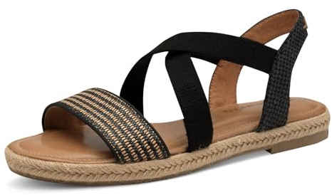 Tamaris Damen Klassische Ballerinas, Frauen Flats,Comfort Lining,TOUCHit-Fußbett,Slip-ons,klassisch elegant,Ballerinen,Black,40 EU