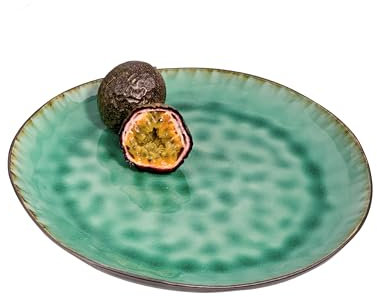 Sänger | Dessertteller Set Palm Beach, Teller 1-teilig aus Steingut, Dessert Teller Set, Einzigartiges Design | PREMIUM COLLECTION