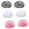 zealsound 6-Pack Microphone Windscreen for DJI MIC 2 / DJI OSMO POCKET 3,Furry Wind Muff Windshield Compatible with Dji Mic,Pop Filter Foam Cover (NOT for Dji Mic 1) (2pcs Black,2pcs White&2pcs Pink)