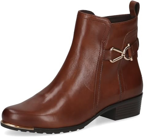 CAPRICE Damen Stiefeletten aus Leder Kleiner Absatz