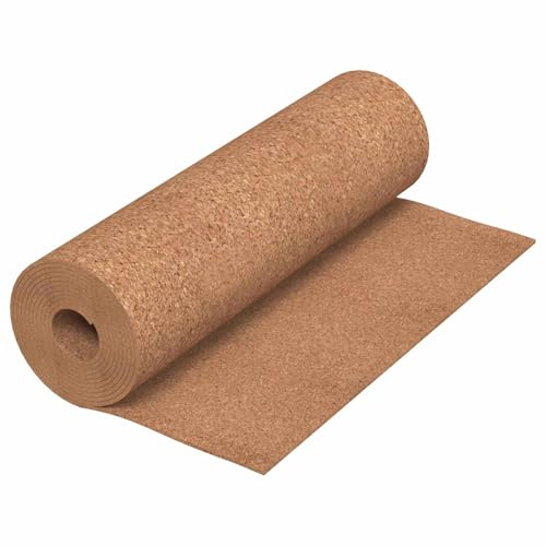 vidaXL Rouleau en liège Marron 100 x 500 x 0,8 cm Liège