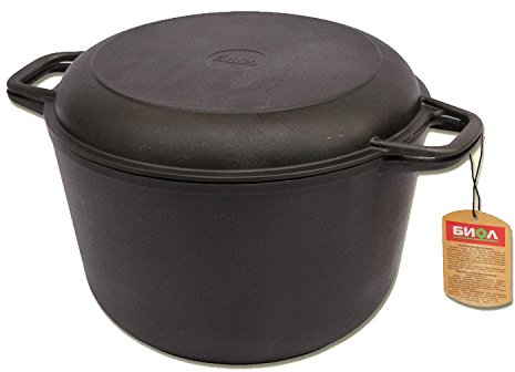 Pentola in ghisa 4L con padella