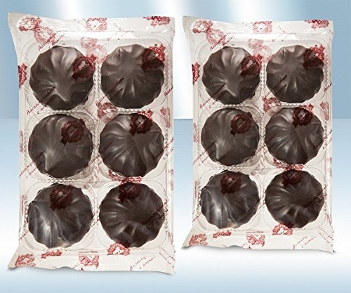 Schaumzuckerware mit Sahnengeschmack in Schokoglasur 390g