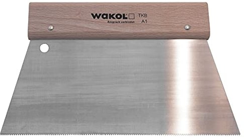 WAKOL Zahnspachtel Trapezspachtel TBK A1 Spachtel Gezahnt 25cm Breit