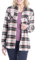 Legendary Whitetails Chemise en Flanelle Cottage Escape Manches Longues, Plaid Rose poudré, L Femme