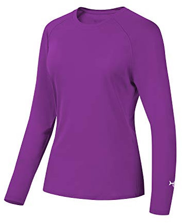 Bassdash Damen Rash Guard UPF 50+ UV Sonnenschutz T-Shirt Langarm Angeln Wandern Performance Shirts