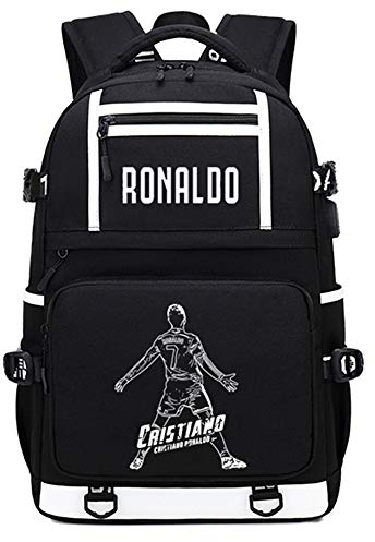 FuBballspieler Star Rd7 Multifunktions Reisen Fans Rucksack Schultasche Lässiger Rucksack Daypack
