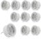 Lex Collective LED Keramik Modul Flach 230V 5W 38° GU10 Warmweiß dimmbar Decken Spots Ersatz (10er Pack)