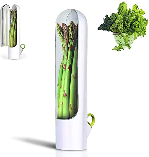 Herb Savor Pod,9.8 pouces Conserve D'herbes Fraîches pour conserver les herbes fraîches Économiseur d'asperges Outils de cuisine pratiques pour la coriandre,la menthe,le pe,Capsule de saveur d'he