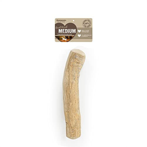 Rosewood Coffee Wood Dog Chew Stick Medium – Durable, Natural Chew for Dogs' Dental Health