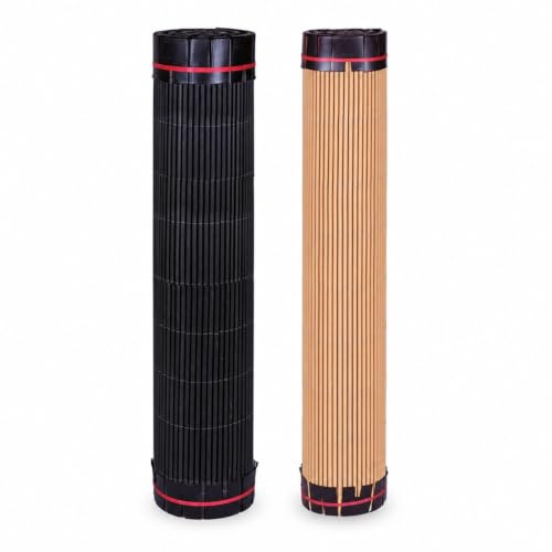NOOR Balkonblende LOP - Sichtschutzmatte Weidenoptik - Bambus 0,9x3,0 m | UV-stabilisierte, wetterfeste Balkonverkleidung - Schwer entflammbares Material - Balkon Sichtschutz für mehr Privatsphäre