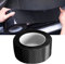 Auto Einstiegsleisten Aufkleber, Auto Gummi Stoßstange Spoiler Kantenschutz Carbon Anti Scratch Aufkleber Universal Autotür Schutz(5 cm * 10 m schwarz)