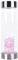 550Ml Natural Crystal Water Bottle Reusable Gem Glass Water Bottle with Quartz Crystal Wand Stick Decorated Point Healing Elixir Point Reiki Crystal Gem Infused Water Bottle (Color : Pink Crystal)