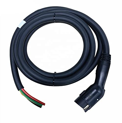 EV Adapter Typ 1 SAE J1772 Buchse Stecker Adapter EVSE Fahrzeug Ladekonverter Stecker 80A 240V AC Mit 5 Meter EV Kabel