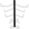 GYM MASTER Lat Pull Down Cable Machine Attachment Handle Max Grips